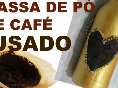 PASTA PARA MODELAGEM FEITA DE PÓ DE CAFÉ USADO  PARTE 1 ☕☕☕