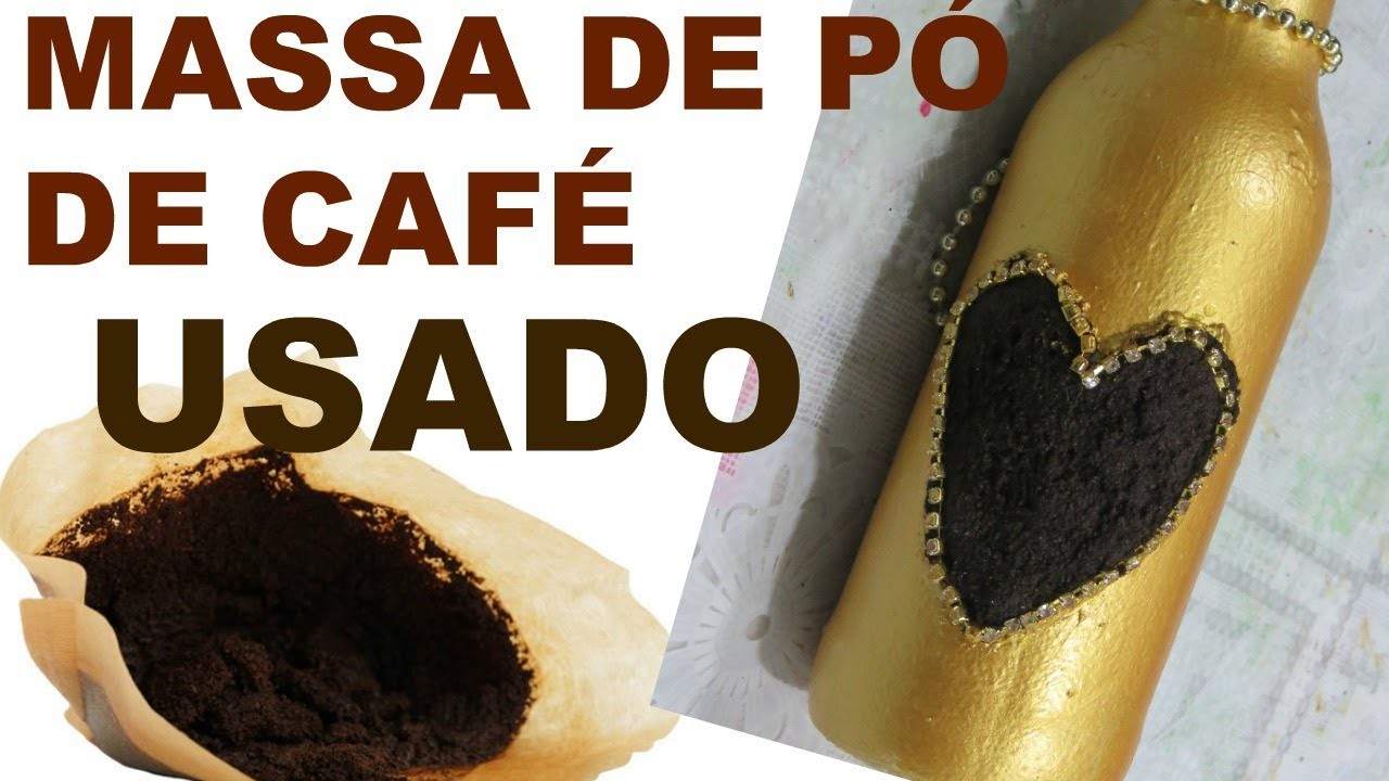 PASTA PARA MODELAGEM FEITA DE PÓ DE CAFÉ USADO  PARTE 1 ☕☕☕