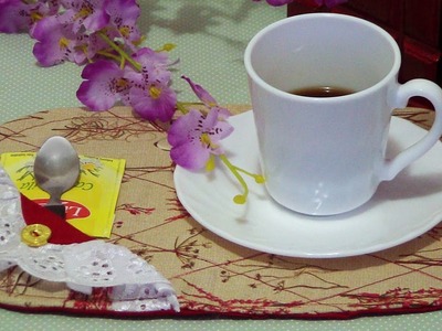 Toalhinha de chá ou Mug Rug | Má Patchwork