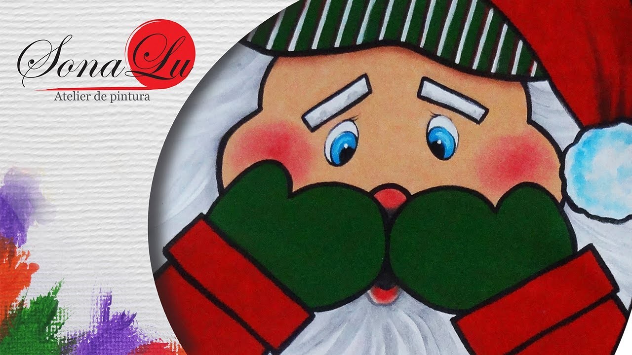 Aula 594 - Natal 2015 - Papai Noel em Emborrachado