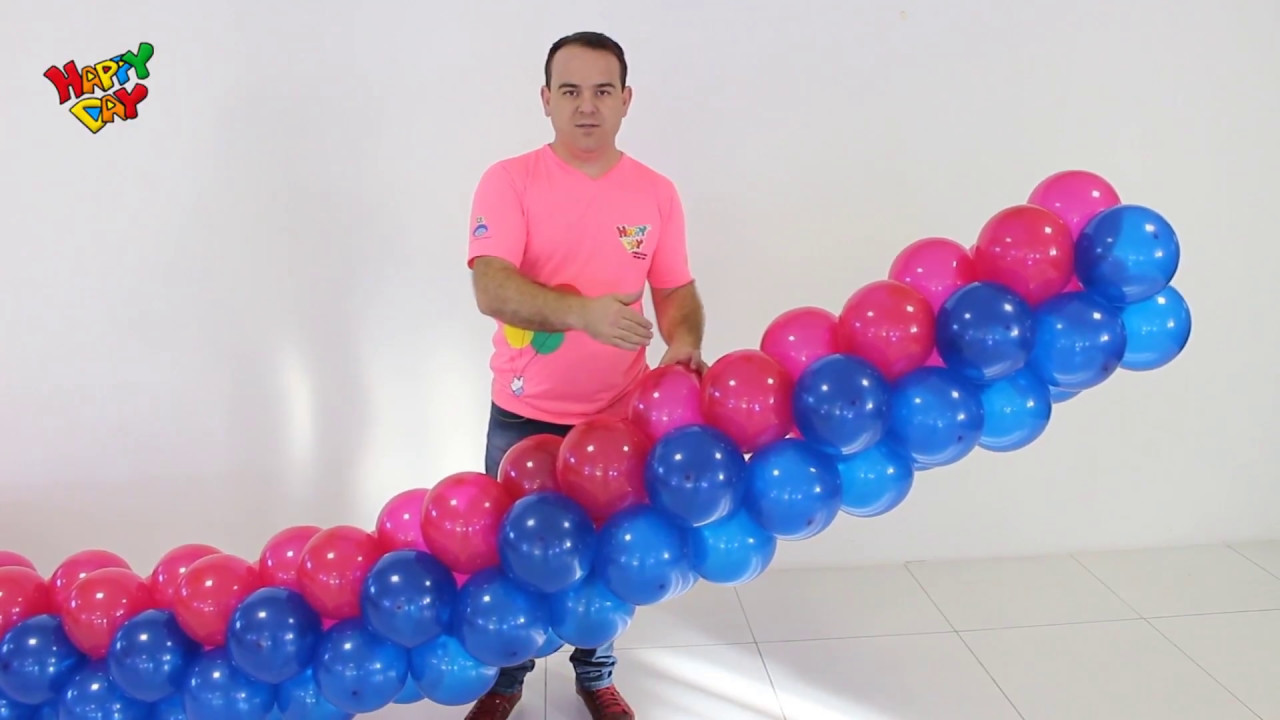 Como Colocar Arco de Balão na Estrutura  - By Tiago Miguel