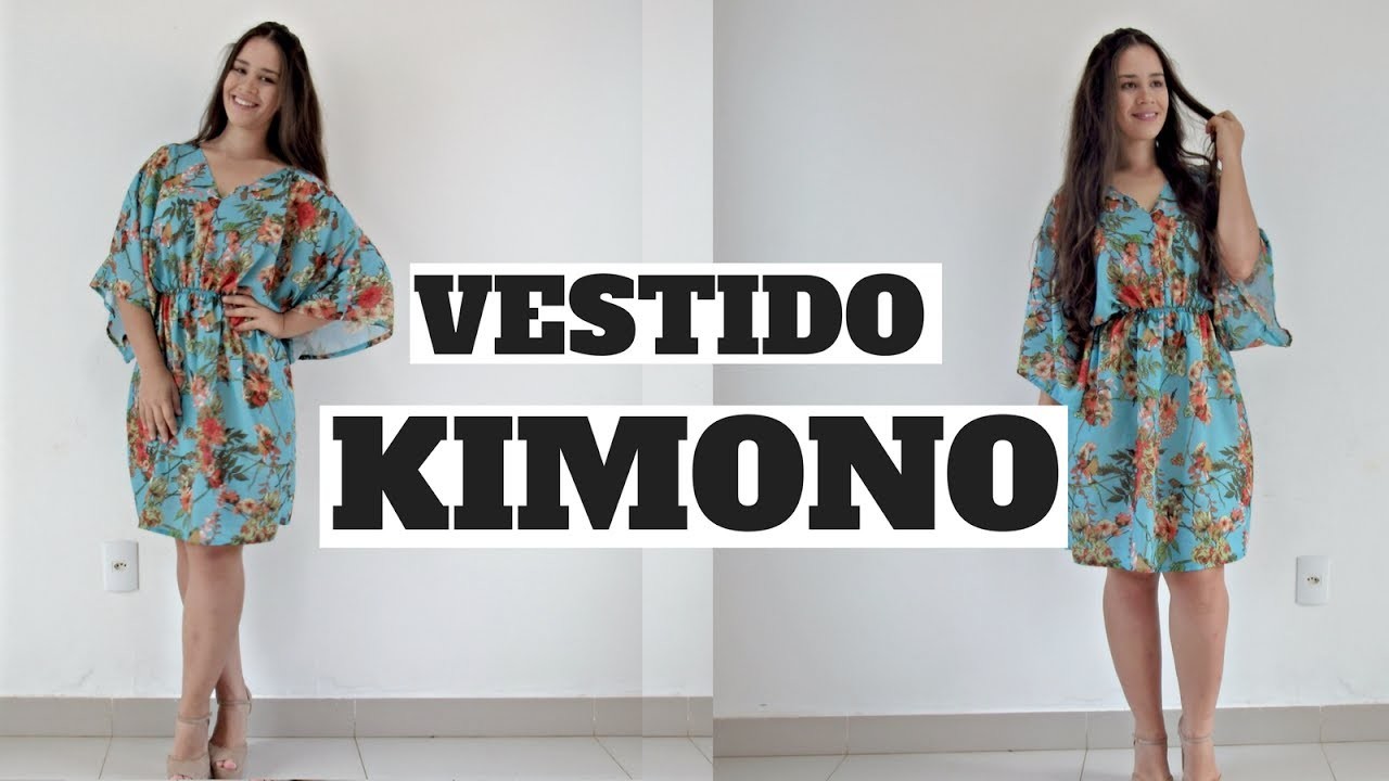 COSTURE COMIGO - VESTIDO KIMONO MUITO FÁCIL