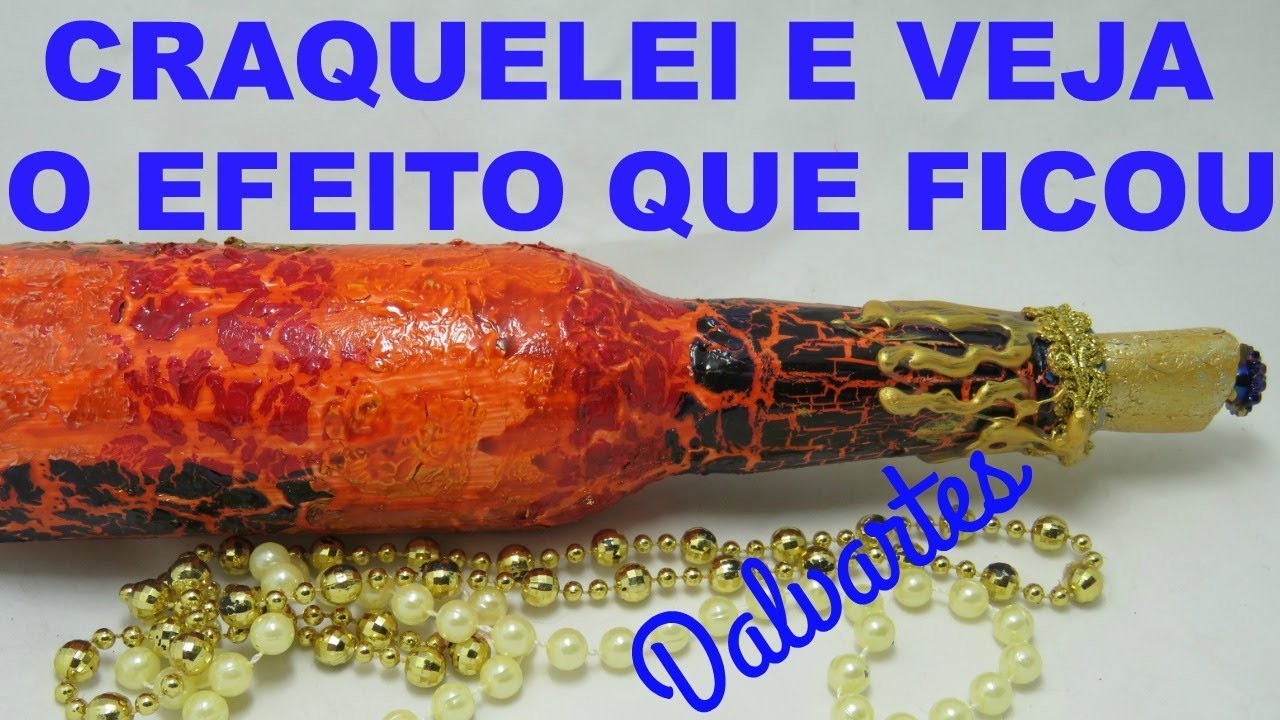 CRAQUELADO FICOU COM EFEITO JACARELADO