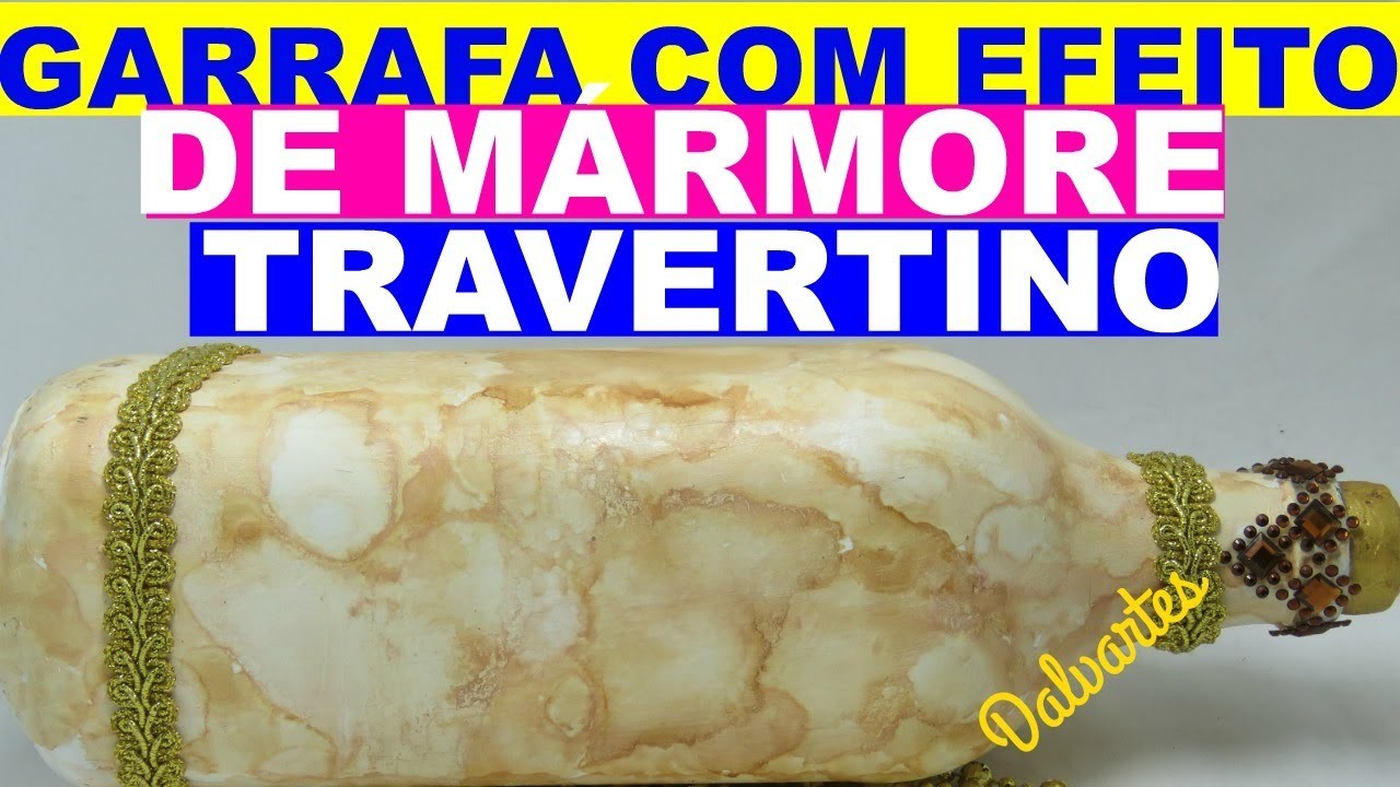 EFEITO MÁRMORE TRAVERTINO EM 3 SUPERFÍCIES (TRAVERTINE MARBLE EFFECT ON 3 SURFACES)