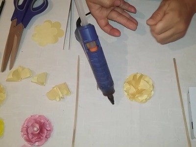 Flor Camélia fechada (Rosa)