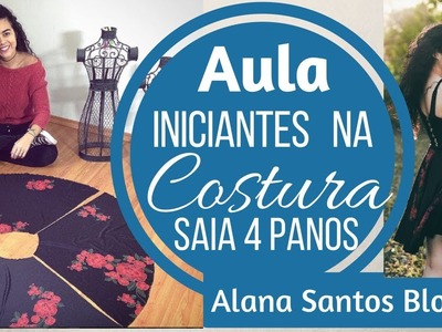SAIA 4 PANOS efeito godê gastando menos tecido  Alana Santos Blogger