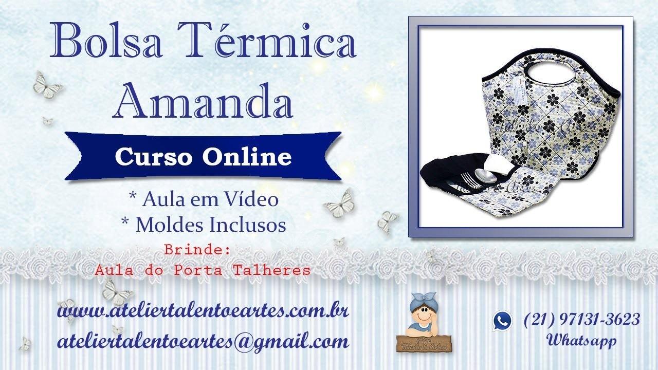 Bolsa Térmica Amanda e Porta Talheres