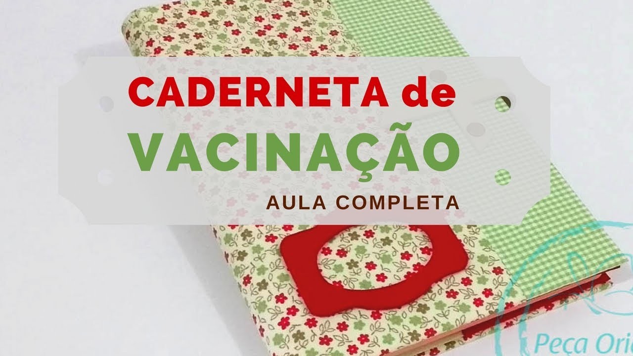Como Fazer Capa Para Caderneta de Vacina - Cartonagem Passo a Passo Sem Igual Artesanato