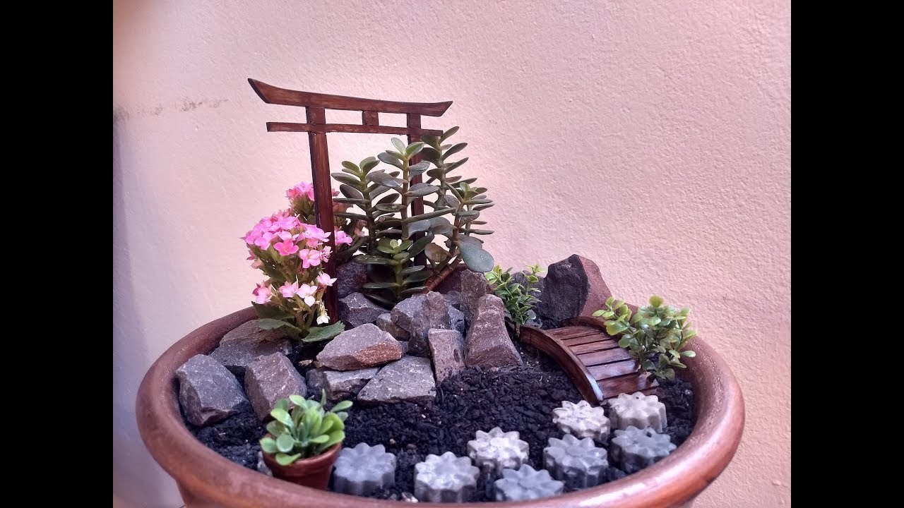 DIY Decoração Estilo Oriental para Mini Jardim
