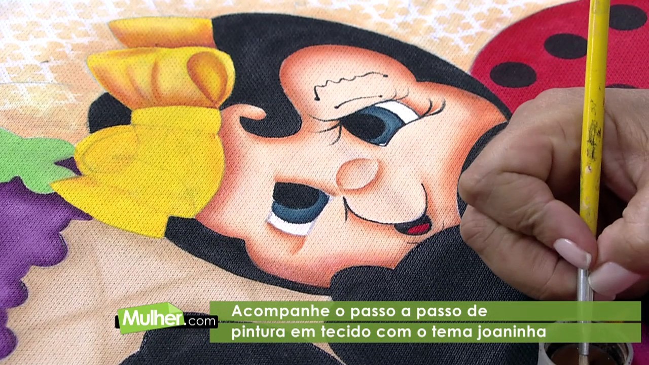 Pintura Joaninha por Lilinha Silva - 03.06.2017 - Mulher.com - P1.2