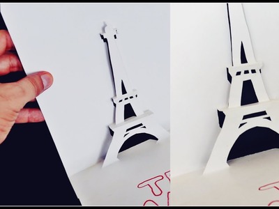 Presente Criativo para namorada_ Torre Eiffel em 3D Origami_ por Elton Donadon