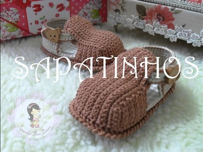 Sapatinhos de Crochê para Bebês By Vanesca Nascimento
