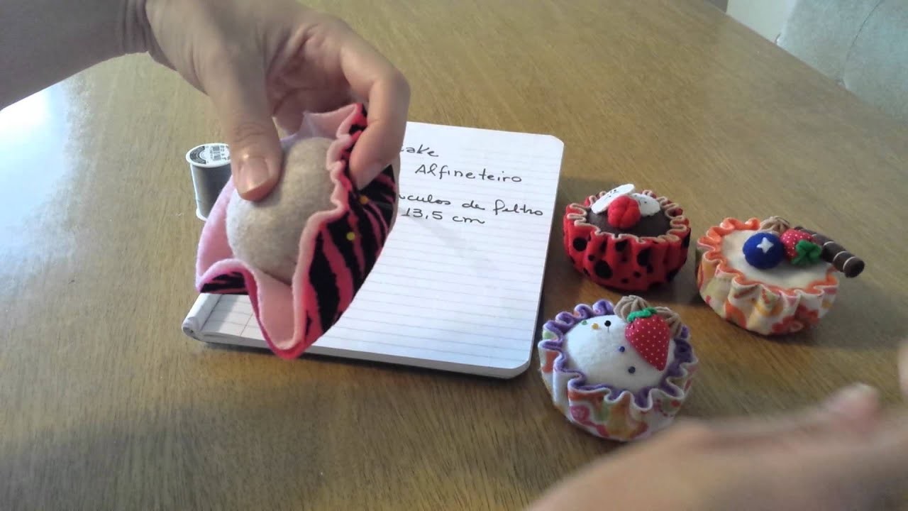 Video 2  -  Cupcake em feltro