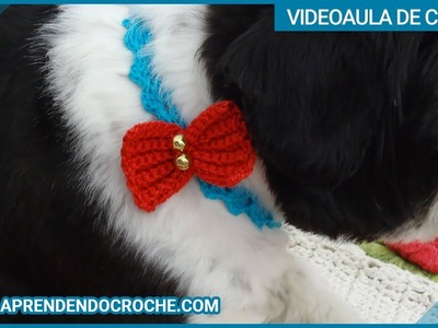 Coleira de Crochê Cãozinho Ted - Aprendendo Crochê