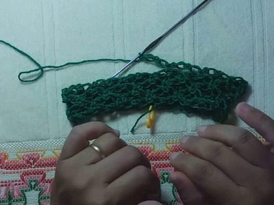 Como fazer crochê - Ponto segredo em crochê e meio ponto segredo