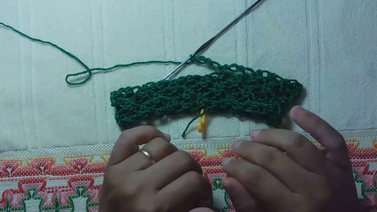 Como fazer crochê - Ponto segredo em crochê e meio ponto segredo