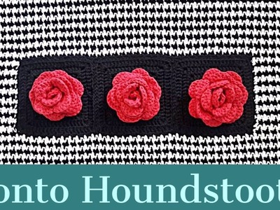 Criações em Crochê: HOUNDSTOOTH | Luciana Ponzo
