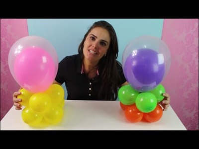 Centro de Mesa de Balões para Festa Infantil | Fácil