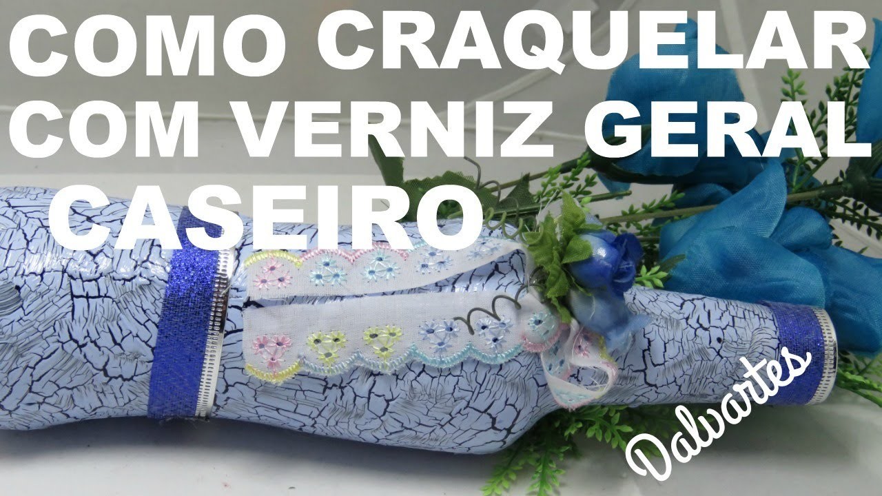COMO CRAQUELAR COM VERNIZ GERAL CASEIRO (HOW TO CRACK WITH CASEIRO GENERAL VARNISH)