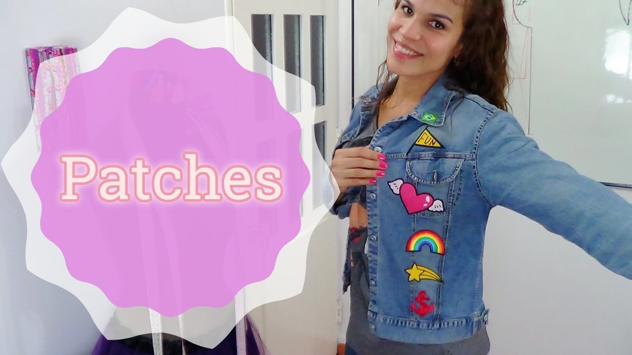 Como customizar jaqueta jeans com patches | ModaByNill