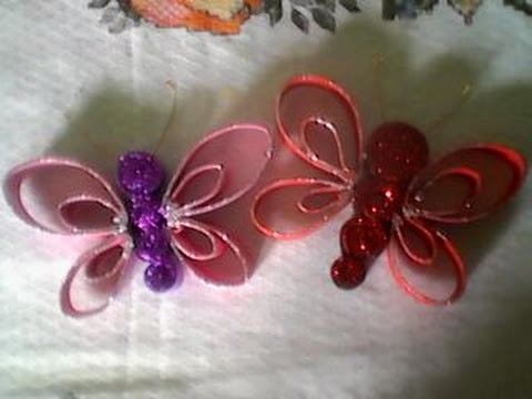 Como fazer borboleta em eva - mariposas em eva  - decoração de festa #artesanato