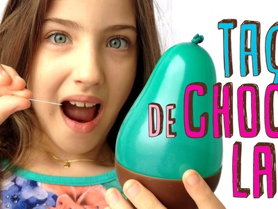COMO FAZER TACINHA DE CHOCOLATE COM BALÃO? - Giulia Kids
