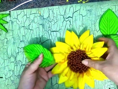 DIY:Como montar a flor do girassol em Eva