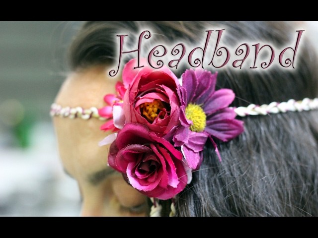 Especial Verão: headband de flores