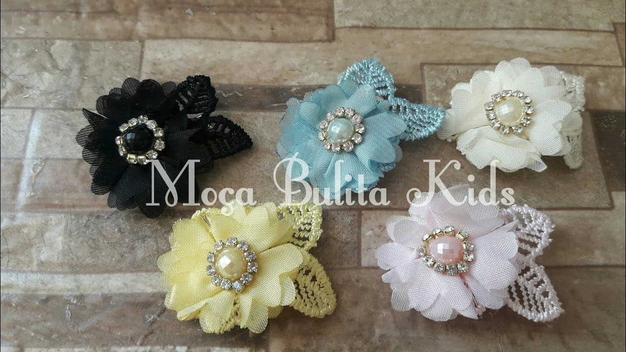 Kit 5 peças em guipir