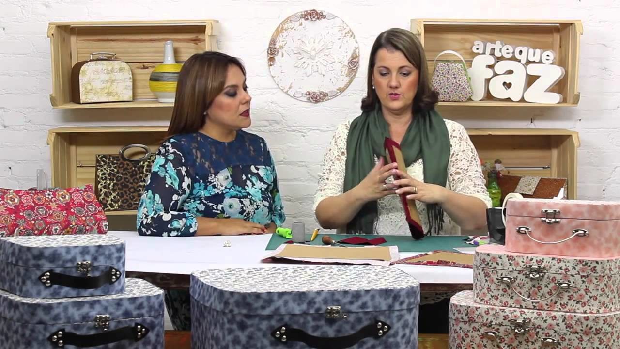 Programa Arte que Faz - Carteira em Cartonagem - Ana Cristina