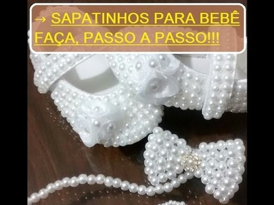 Sapatinhos de Bebê - Passo a Passo!