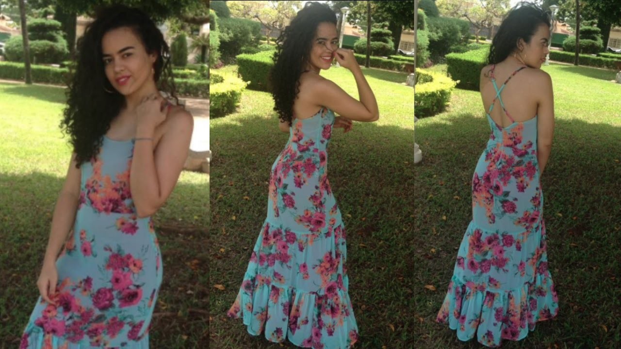Vestido tendência 2017 passo a passo Alana Santos Blogger