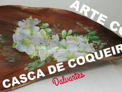 ARTE COM CASCA DE COQUEIRO