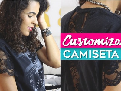 Customização gastando pouco | Como customizar camiseta estilo Tumblr | Do Sofá