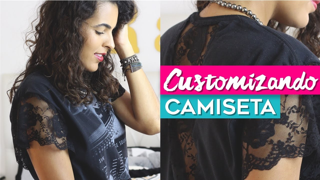 Customização gastando pouco | Como customizar camiseta estilo Tumblr | Do Sofá