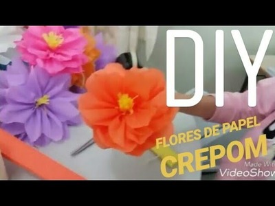 DIY | FLORES DE PAPEL CREPOM