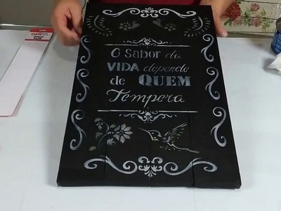 Palet reciclado - SHOW!!! lindo Chalkboard