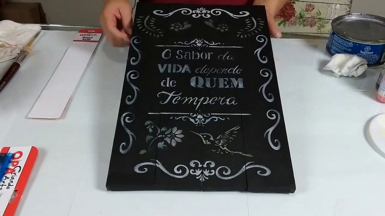 Palet reciclado - SHOW!!! lindo Chalkboard