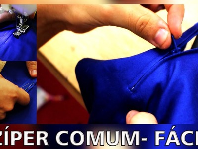 Passo a Passo:  Como costurar zíper comum- MUITO FÁCIL  #VEDA 5