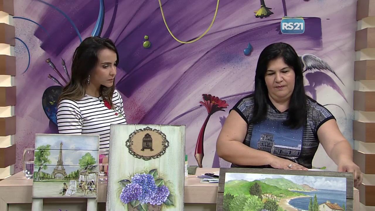 Quadro com ganchos por Célia Bonomi -  20.03.2017 - Mulher.com  P2