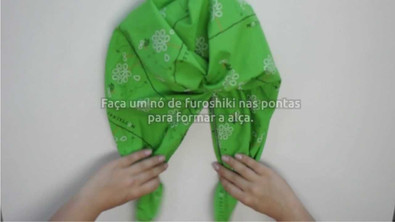 Aprenda a fazer uma bolsa de furoshiki