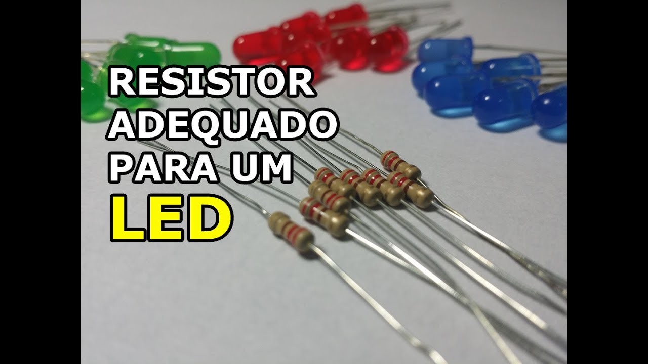Como calcular o resistor adequado para um LED