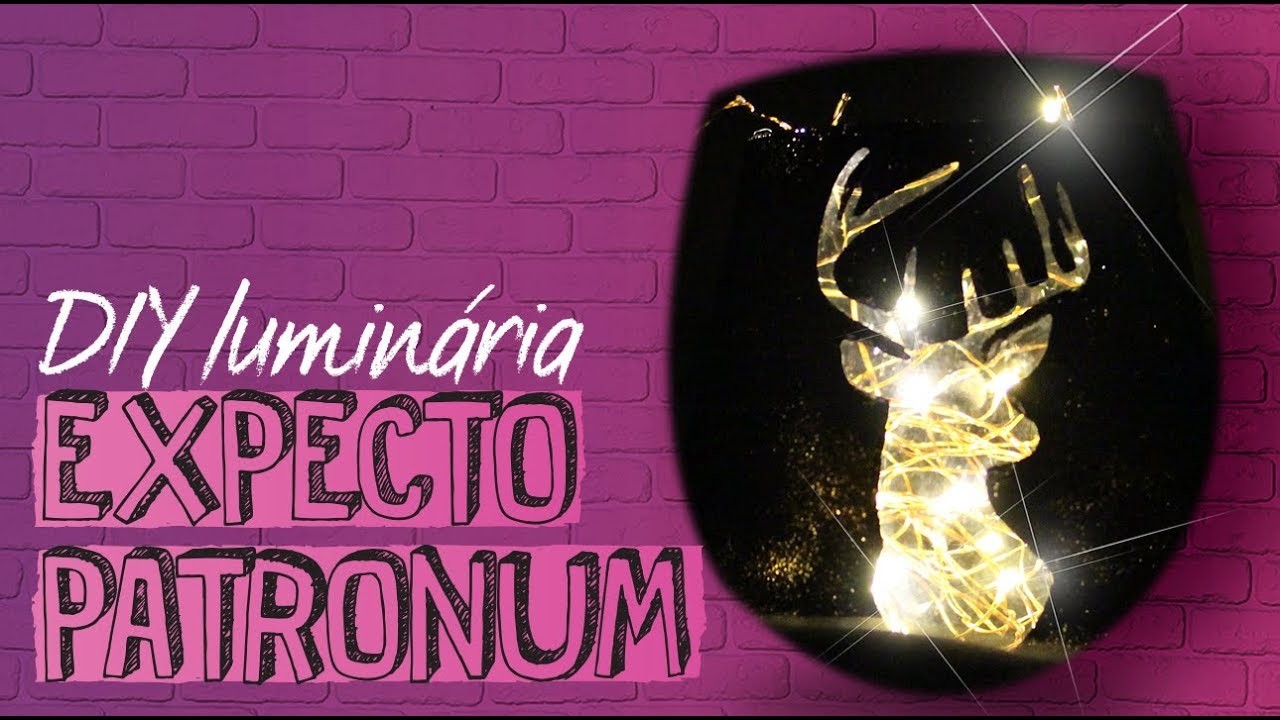 ???? DIY LUMINÁRIA PATRONO | HARRY POTTER | Geektubers