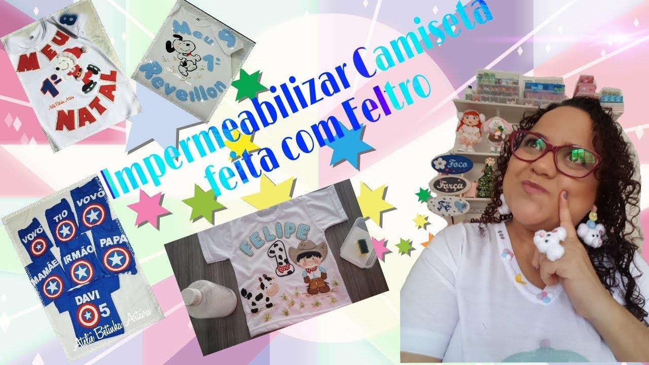 #Impermeabilizarcamiseta feita cm feltro