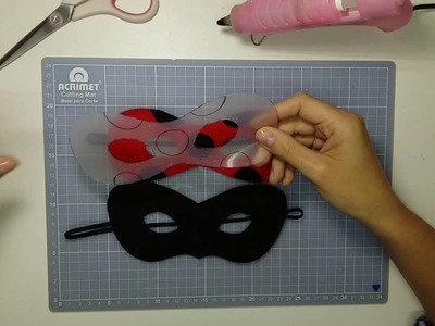 Máscara LadyBug e Catnoir em Feltro - Dica de como fazê - las mais resistentes e acabamento Perfeito