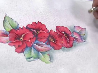Personalize sua toalha com uma linda flor “amor perfeito”! 07.08.2017