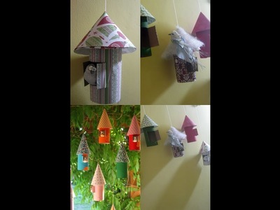 Bird House-Casinha de Pássaro (enfeite para Árvore de Natal)