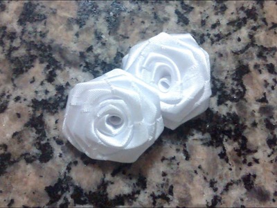 Como fazer uma rosa com fita de cetim