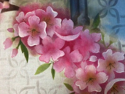 Como pintar cerejeiras ( Sakura)
