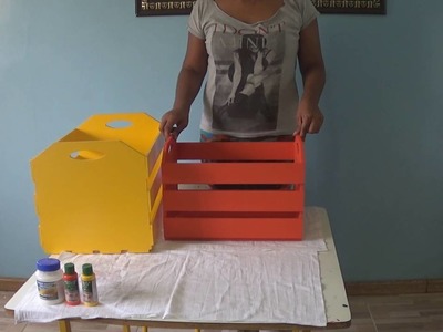 Como pintar seu caixote de feira